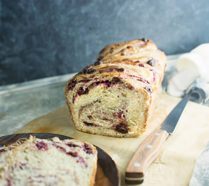 Cranberry Cheese Cream Babka Recipe