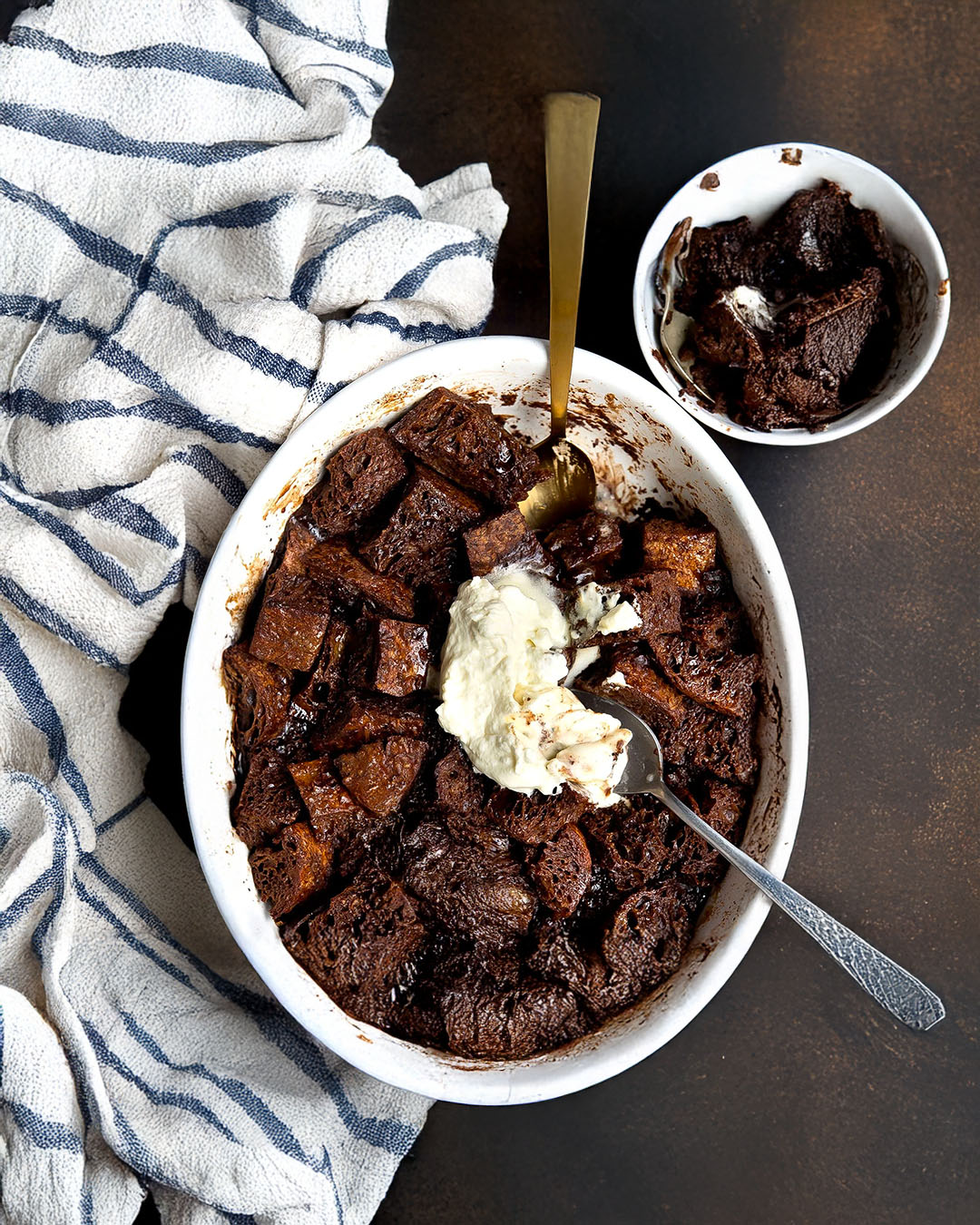 Stout and Coffee Bread Pudding Recipe