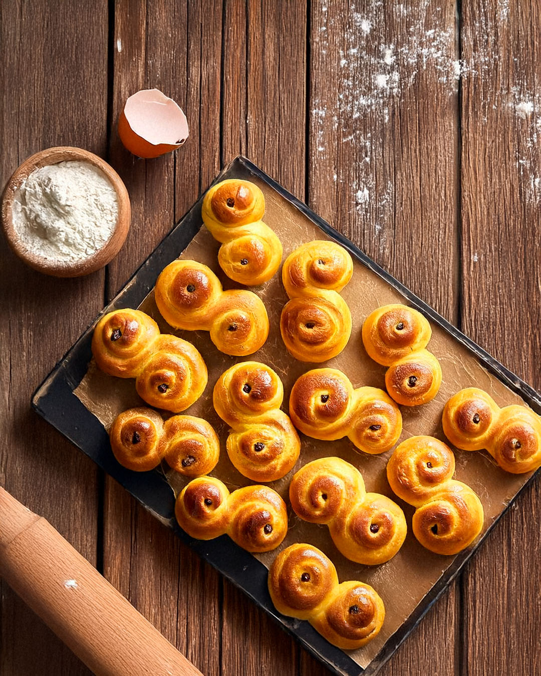 Swedish Lucia Buns Recipe